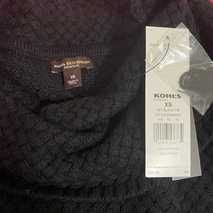 Women’s black Dana Buchman Sweater.